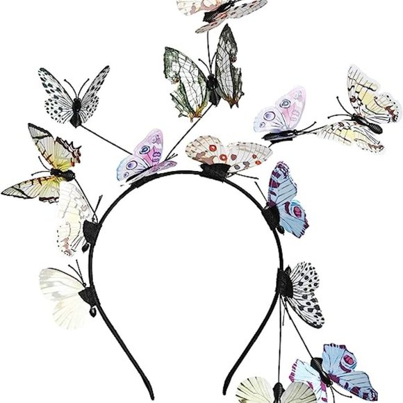 Boutique Accessories Zivyes Butterfly Fascinator Hats Women Monarch